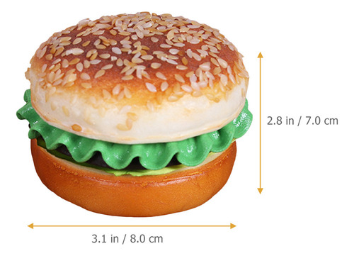 Comida Artificial Modelo Hamburguesa Simulada Con Hot Dog