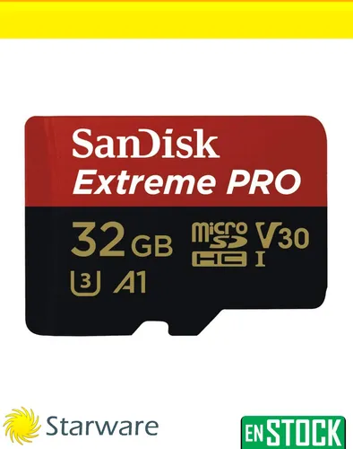 Memoria Sandisk Extreme Pro 32gb Microsd Sdhc A1 C10 U3 V30