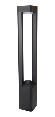 Lampara Mini Postes Led Negro 10w 3000k Tecnolite Polis Ii