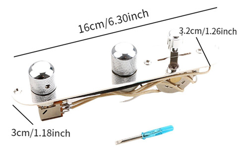 Placa De Control De Guitarra De 3 VĂas Accesorios De