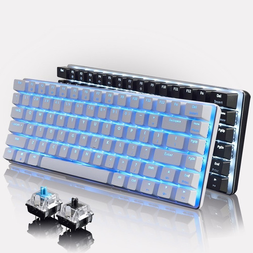 Imagen 5 de 6 de Teclado Mecánico Switch Blue - Ajazz Ak-33 Single Light