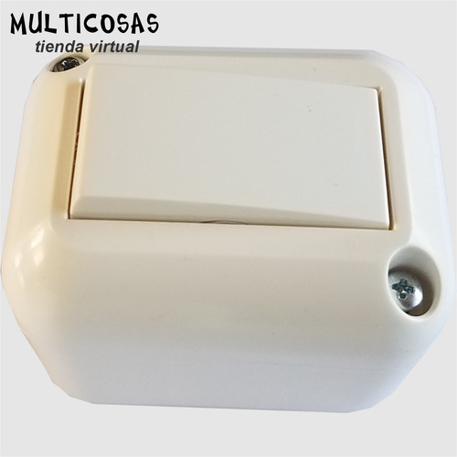 Imagen 2 de 7 de Interruptor Unipolar 10amp Conatel Presta En Caja Exterior