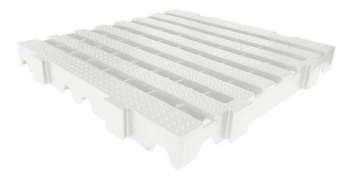 Estrado Palete Plastico 40x40x4,5cm Cor Branco