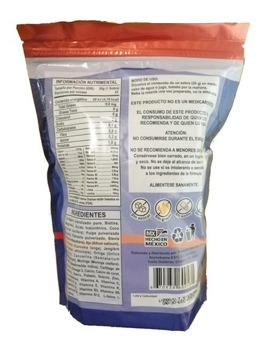 Ultra Advanc3 Colágeno (2 Bolsas) Con 22 Sobres Cada Uno.