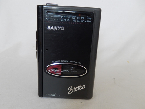 Sanyo M-gr63 Reproductor De Cassettes Am-fm Walkman Negro (Usado)
