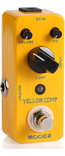 Mooer Pedal Compresor, Yellow Comp Mini Compresión Por...