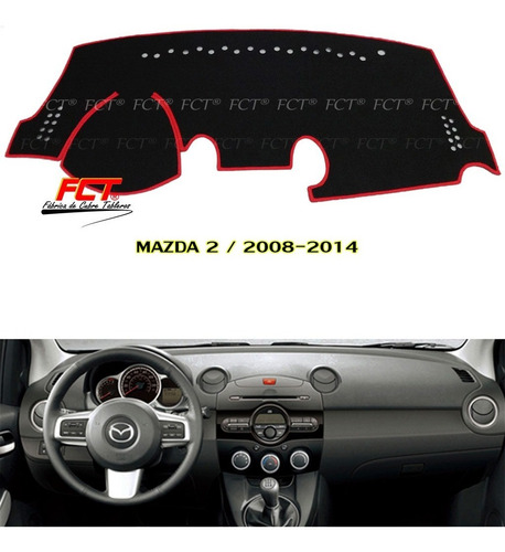 Cubre Tablero Mazda 2 2008 2009 2010 2011 2012 2013 2014 Fct