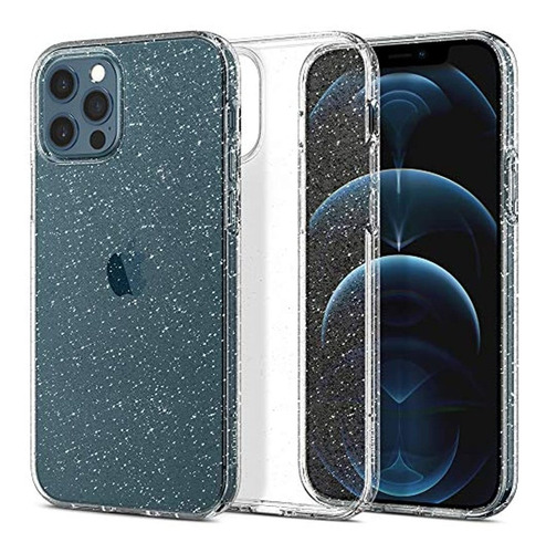 Spigen Liquid Crystal Glitter - Carcasa Para iPhone 12 (2020