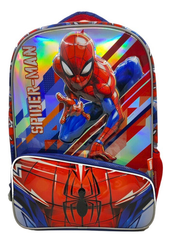 Mochila Escolar Spiderman 17pulgadas C/carro 31226