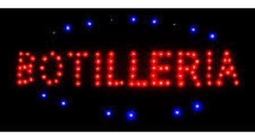 Letreros Led Luminoso Botilleria 48x25cm 