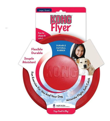 Imagen 1 de 8 de Kong Flyer Classic ( Frisbee ) - Large 23 Cm