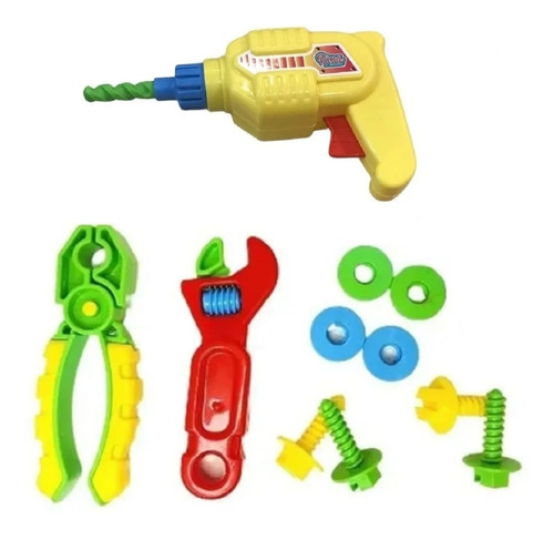 Set Herramientas Infantil Taladro Rivaplast 451 Playking