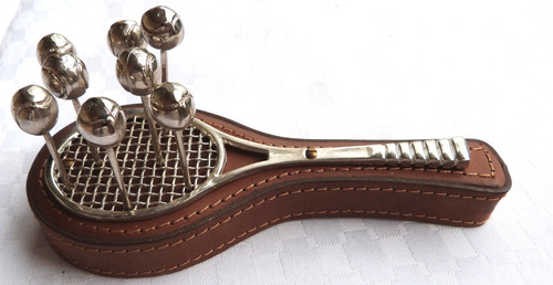 Monijor62-coleccion Pinches P/picada Tematica Tenis Raqueta (Usado)
