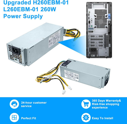 Fuente De Alimentación H260ebm-w Actualizada Compatible Con