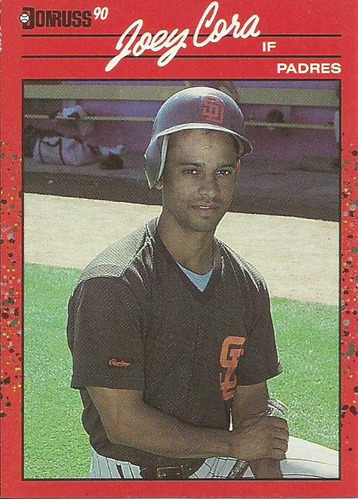 Barajita Joey Cora Donruss 1990 #538 Padres Error 