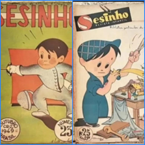 1 Antigo Gibi Sesinho 23 Ou 25 A Escolher Anos 40 A Unidade (Usado)