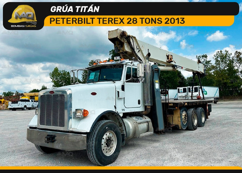 Grúa Titán Peterbilt Terex 28 Tons 2013