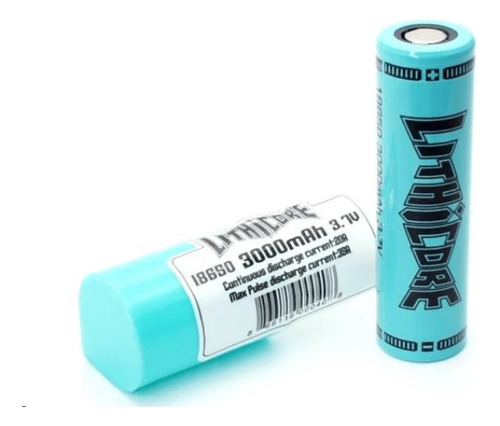 Bateria Lithicore 18650 3000mah 3.7v