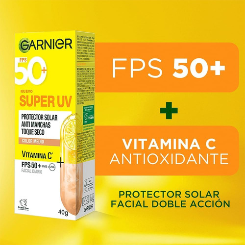 Kit 3pz Garnier Express Aclara Serum, Crema, Súper Uv Medio