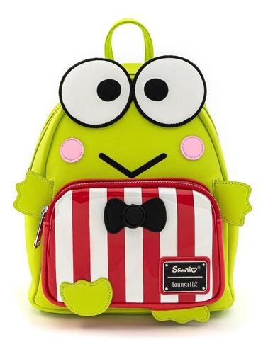 Loungefly Sanrio Keroppi Cosplay Mini Backpack Color Verde limón