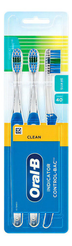 Cepillos Dentales Oral-b Clean Indicator Control Bac Pack X4