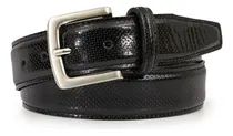 Comprar Cinturon Hombre Cuero Vestir Cinto Charol Reforzado Briganti Color Negro Charol Talle 105
