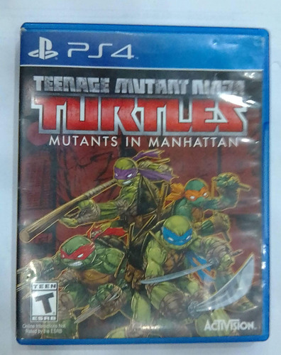 Turtles Teenage Mutant Ninja. Ps4 Usado. Qqt.