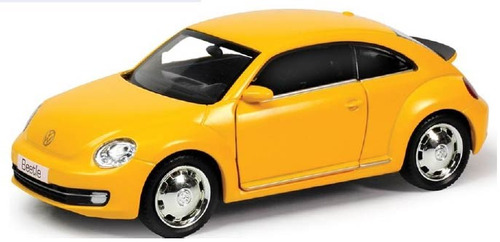 Volksw New Beetle Amar Uni Fortune Megatoys Escala 1:32 023m