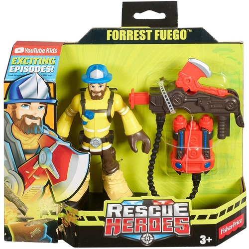 Rescue Heores Fisher Price Pack 6 Rocky Forrest Billy Sandy