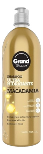 Shampoo Grand Brand Ultra Hidrat Oil Macadamia 1 Lt 6 Pack