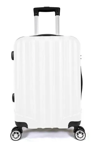 Mala De Bordo Abs 4 Rodas Adventure Fortt Branca - Mab01-br