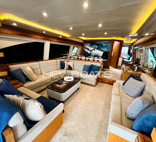 Ferretti 75 2x Mtu V10 1600 Hp Ñ Schaefer Princess Azimut