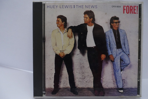 Cd Huey Lewis And The News  Fore!  1986 (ed. Japonesa)