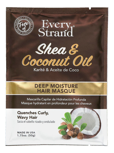 Mascarilla De Cabello Every Strand De Coco 50 G