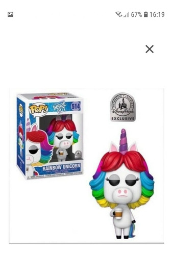 Rainbow Unicorn Funko Pop Vaulted Inside Out Intensamente