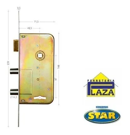 comprar Cerradura De Seguridad Star 101 Plaza Verdi