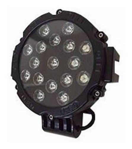 Par Faros Redondo 17 Leds Reforzado 7 Off Road Universal