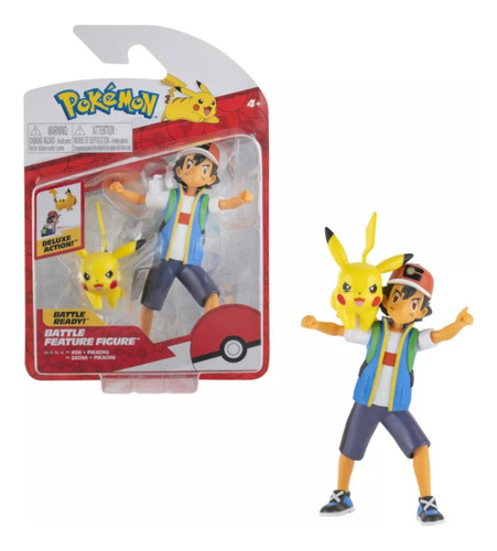 Pikachu  Y Ash Figuras Originales Pokemon