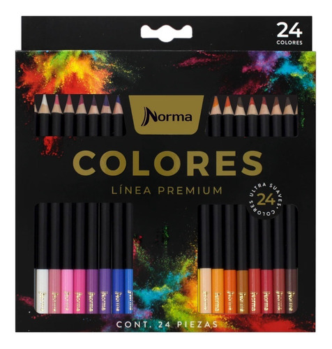Colores Norma Premium 24 Unidades