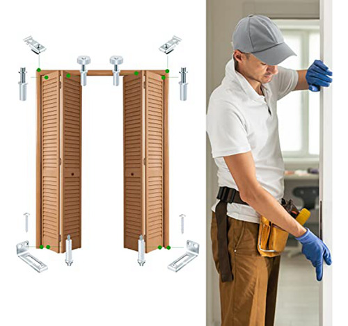 Kit De Reparación De Herrajes Para Puertas Plegables, Herraj