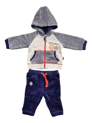 Conjunto Buzo Bebe Niño Plush U De Chile