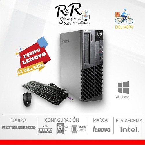 Imagen 2 de 2 de Equipo Completo I3/500gb Dd/4gb Ram Con Monitor 19