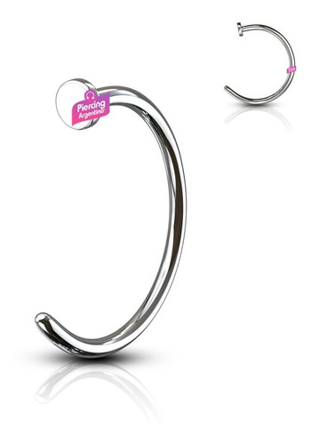 Imagen 1 de 1 de Argollitas Regulables Nariz Titanio Piercing Argentina ®