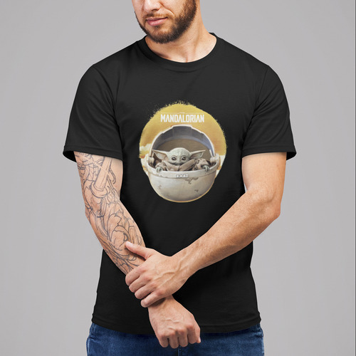 Star Wars Playera Mandalorian Grogu Producto Oficial
