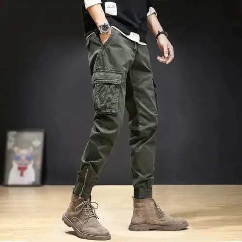 Pantalones con cierre en el tobillo hotsell
