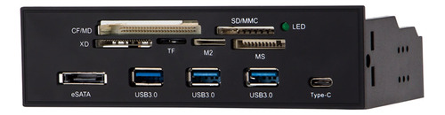 Lector De Tarjetas Usb 2.0 En Panel Frontal De Computadora D