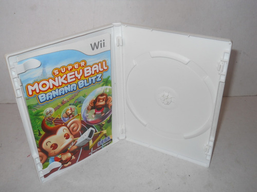 Solo Caja Y Manual Super Monkey Ball Banana Blitz Wii +++ (Usado)