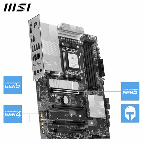 Placa Base Msi Pro B850-p Wifi, Atx, Compatible Con Amd Ryze