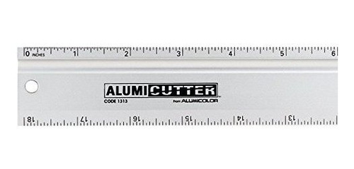 Alumicutter, De 24 Pulgadas Straight-edge Regla, De Plata.