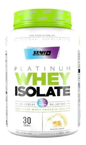 Platinum Whey Proteina Isolate Star Bana 2lb Stanut1208